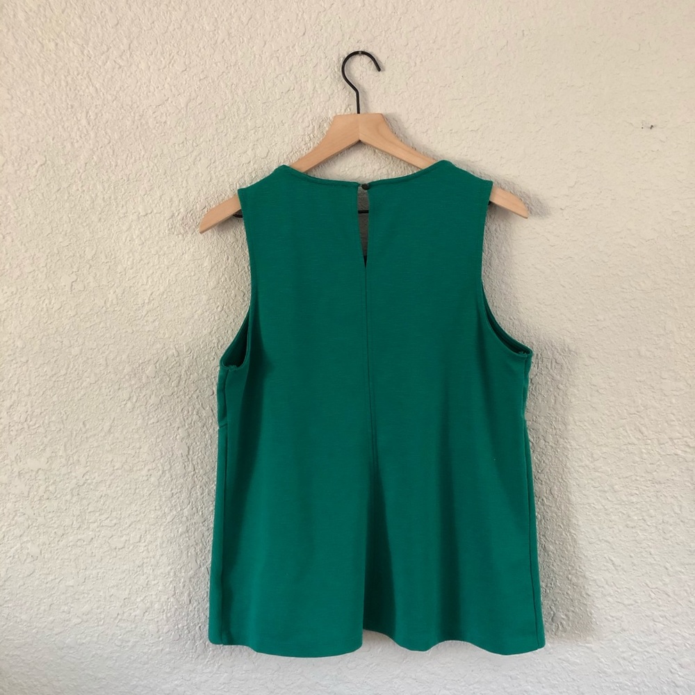Anthropologie Jade Green Sleeveless Top - Picture 4 of 10